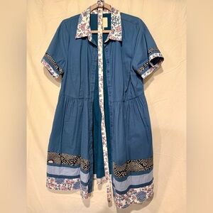 RARE Modcloth Belted Soda Fountain Dress in Grape Vintage Cuteness Size 1X